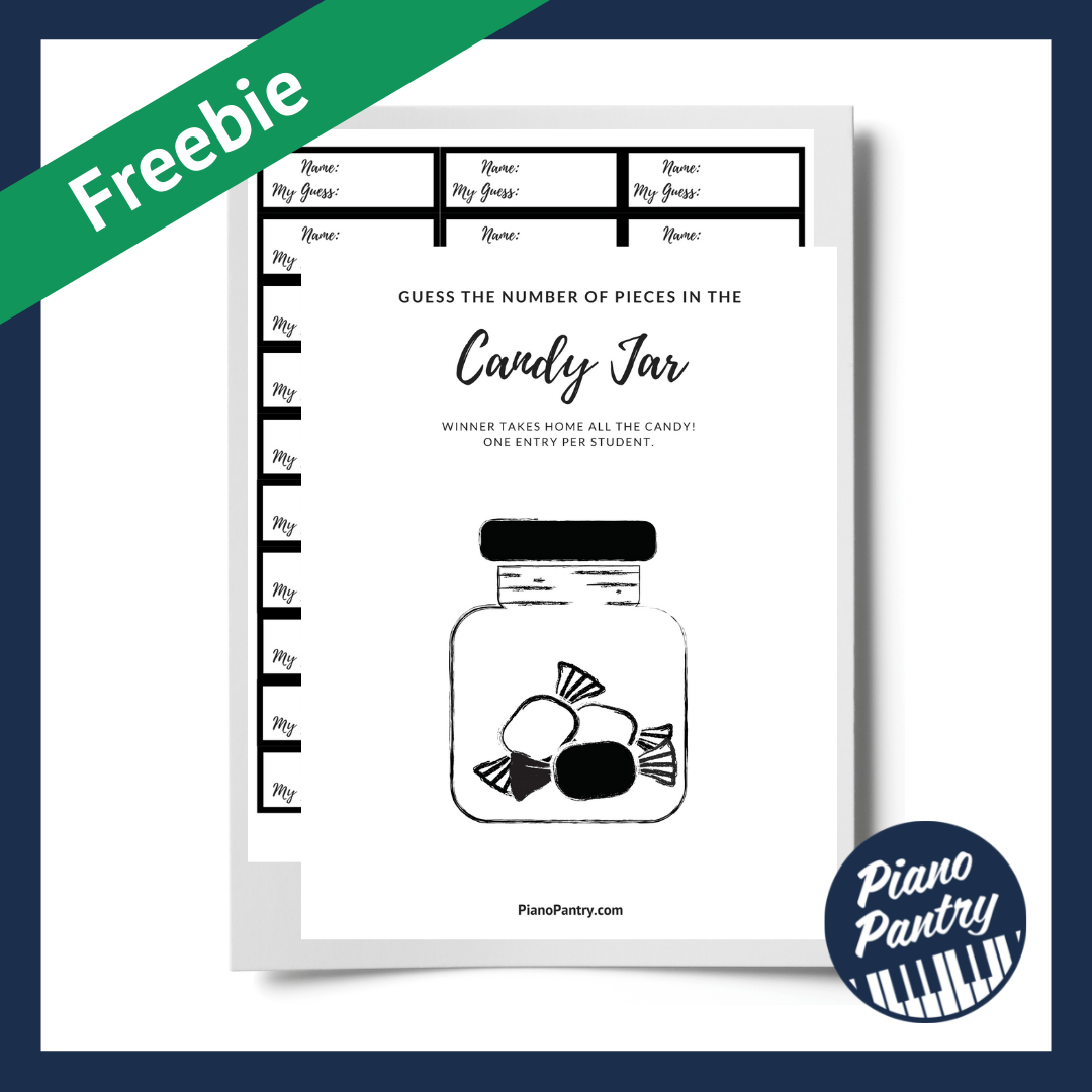 candy jar contest (free printable)